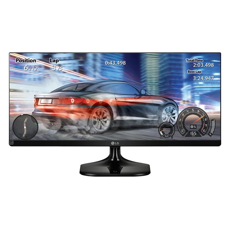 Monitor LED LG 25UM58-P (25'', 2560x1080, IPS, 5M:1, 5ms, 178/178, 250cd/m2, 2xHDMI), Black