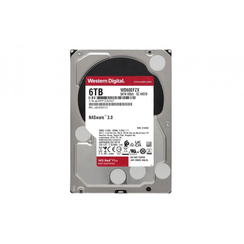 WD HDD3.5 6TB SATA WD60EFRX