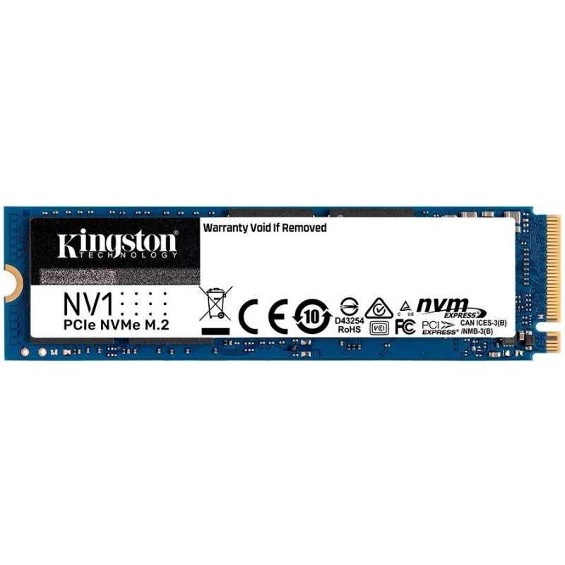 Kingston 2TB NV1 M.2 2280 NVMe SSD, up to 2100/1700MB/s, EAN: 740617316889
