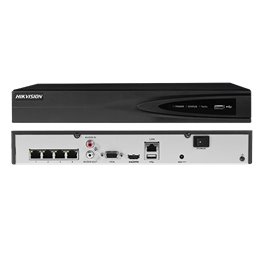 NVR 4 canale IP, Ultra HD rezolutie 4K - 4 porturi POE - HIKVISION DS-7604NI-K1-4P