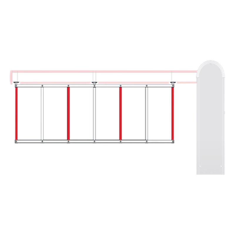 Gard aluminiu brat bariera - DITEC QIKGR