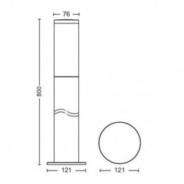 Exterior lighting pole...