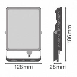 FL ESSENTIAL 30W 840 BK LEDV