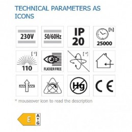 AXEL LED 40W CL-4000K...