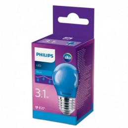 LED COLORED P45 E27 BLUE 1PF/6