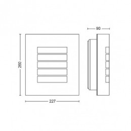 OSLO WALL LANTERN INOX...